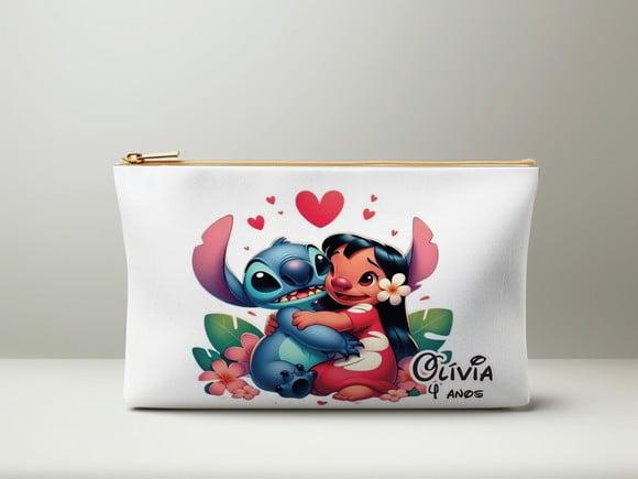 Necessaire Lilo e Stitch Personalizada Slim
