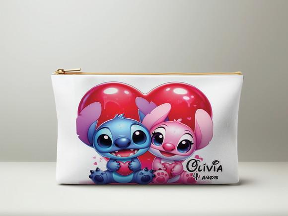 Necessaire Lilo e Stitch Personalizada Slim