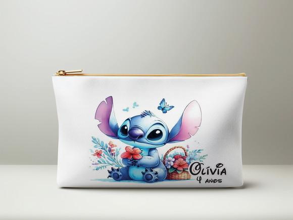 Necessaire Lilo e Stitch Personalizada Slim