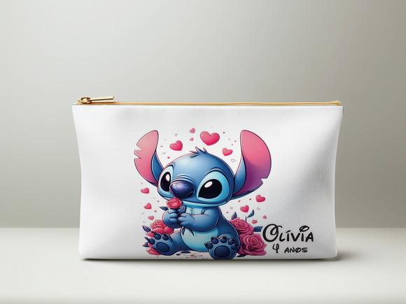 Necessaire Lilo e Stitch Personalizada Slim