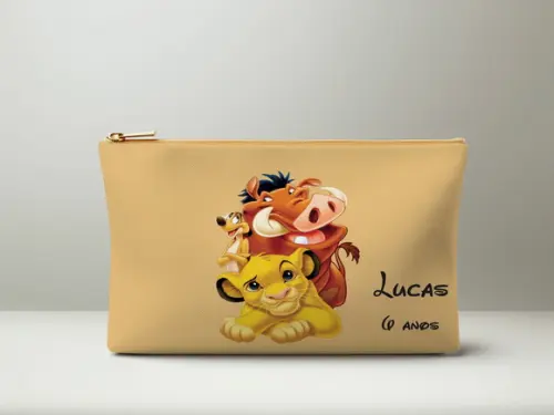 Kit 30 Necessaire Mais 10 Mochilinha Rei Leão
