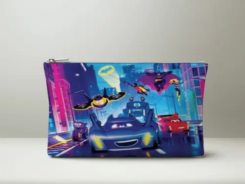 Kit 70 un Necessaire Personalizada Batwheels 16x22cm