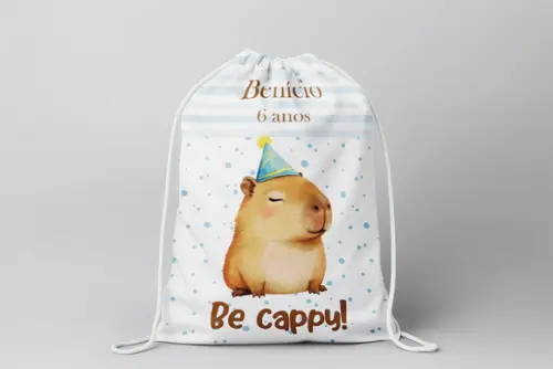 Mochilinha Capivara Personalizada