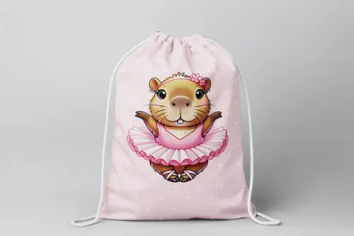 Mochilinha Capivara Personalizada