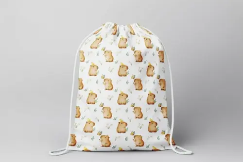 Mochilinha Capivara Personalizada