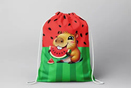 Mochilinha Capivara Personalizada