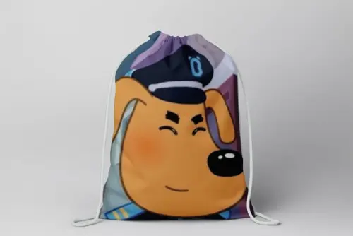 Mochilinha Detetive Labrador Personalizada