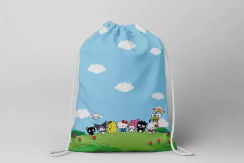 Mochilinha Hello Kitty e Seus Amigos sem Personalização