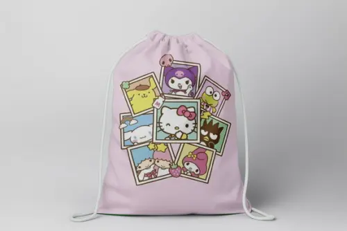 Mochilinha Hello Kitty e Seus Amigos sem Personalização