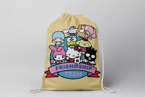 Mochilinha Hello Kitty e Seus Amigos sem Personalização