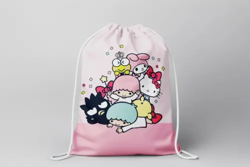 Mochilinha Hello Kitty e Seus Amigos sem Personalização