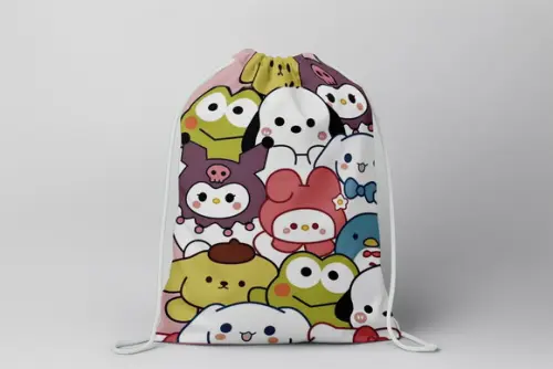 Mochilinha Hello Kitty e Seus Amigos sem Personalização