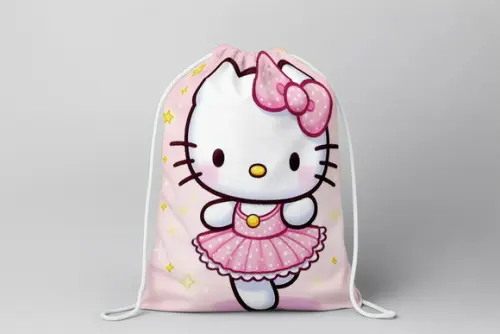 Mochilinha Hello Kitty sem Personalização