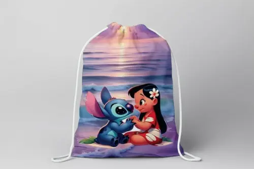 Mochilinha Lilo & Stitch Personalizada