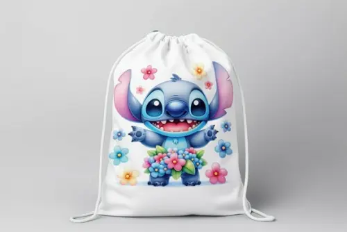 Mochilinha Lilo & Stitch Personalizada