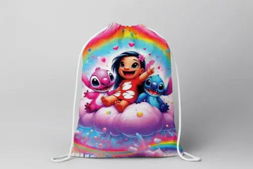 Mochilinha Lilo & Stitch Personalizada