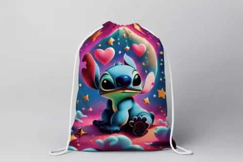 Mochilinha Lilo & Stitch Personalizada