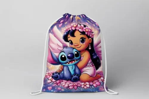 Mochilinha Lilo & Stitch Personalizada