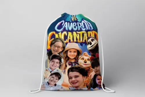 Mochilinha Personalizada a Caverna Encantada