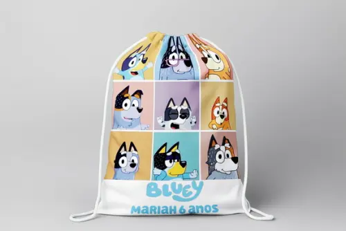 Mochilinha Personalizada Bluey