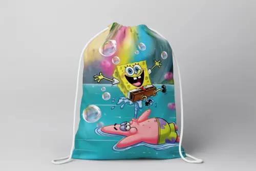 Mochilinha Personalizada Bob Esponja