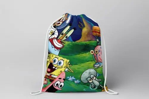 Mochilinha Personalizada Bob Esponja