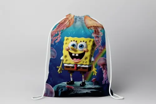 Mochilinha Personalizada Bob Esponja