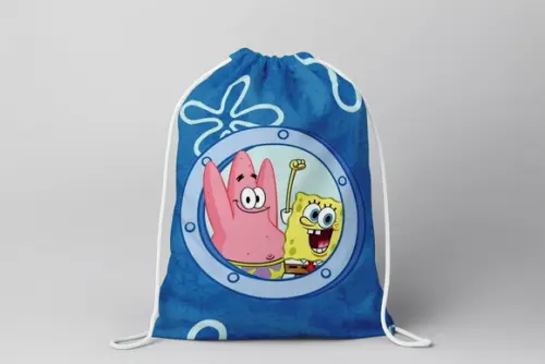Mochilinha Personalizada Bob Esponja