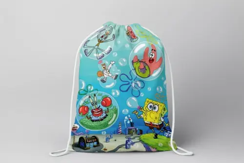 Mochilinha Personalizada Bob Esponja