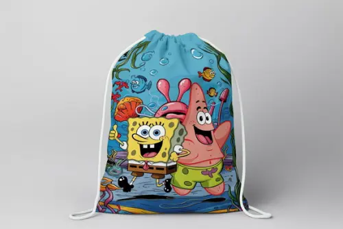 Mochilinha Personalizada Bob Esponja