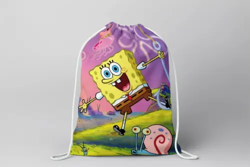 Mochilinha Personalizada Bob Esponja