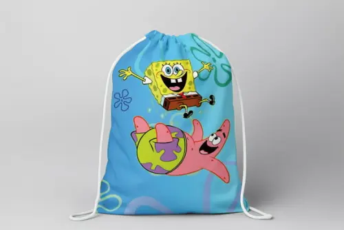 Mochilinha Personalizada Bob Esponja