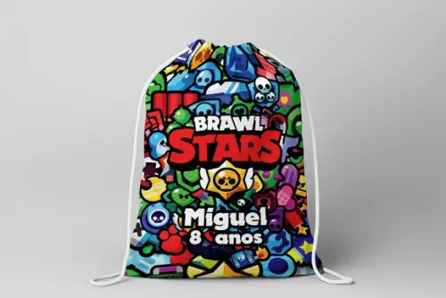 Mochilinha Personalizada Brawl Stars