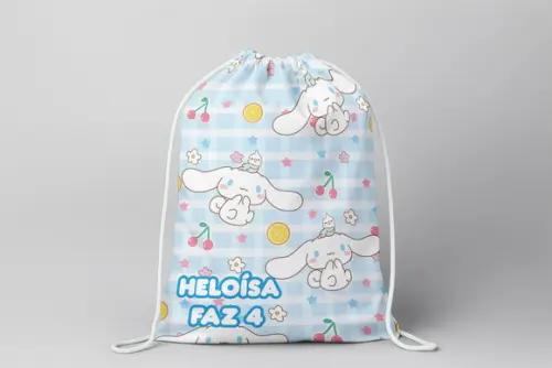 Mochilinha Personalizada Cinnamoroll - Hello Kitty