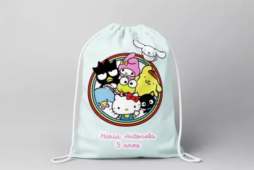 Mochilinha Personalizada Hello Kitty