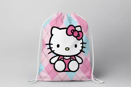 Mochilinha Personalizada Hello Kitty sem Personalização