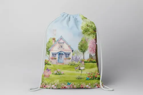 Mochilinha Personalizada Jardim Encantado