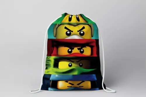 Mochilinha Personalizada Ninjago