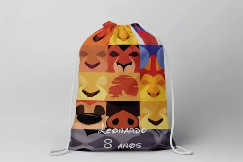 Mochilinha Personalizada Rei Leão