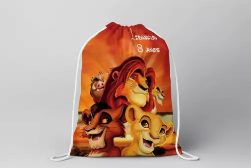 Mochilinha Personalizada Rei Leão