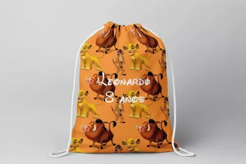 Mochilinha Personalizada Rei Leão
