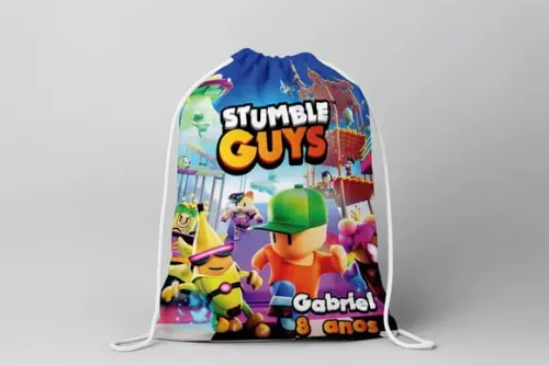 Mochilinha Personalizada Stumble Guys