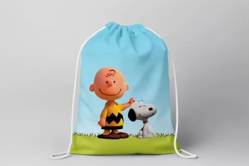 Mochilinha Snoopy e Charlie Brown