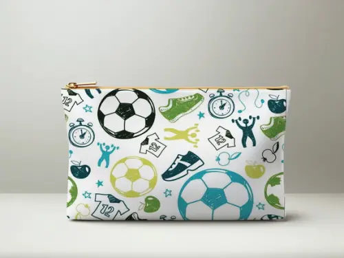 Necessaire Futebol com Nome Personalizado