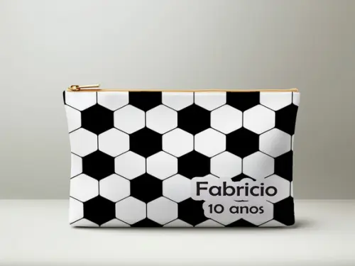 Necessaire Futebol com Nome Personalizado