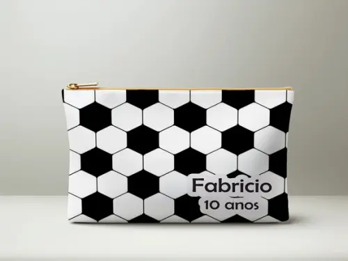 Necessaire Futebol com Nome Personalizado