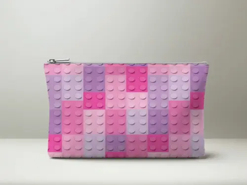 Necessaire Lego Rosa