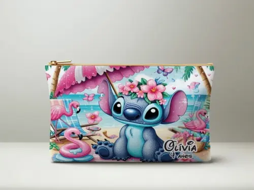 Necessaire Lilo e Stitch Personalizada Slim