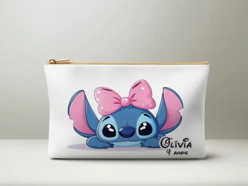 Necessaire Lilo e Stitch Personalizada Slim