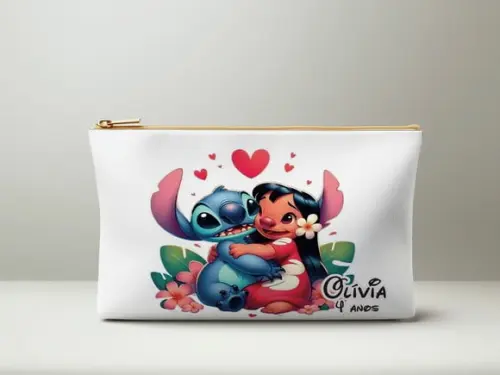 Necessaire Lilo e Stitch Personalizada Slim